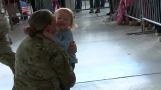 Iowa National Guard soldiers return home from Middle East deployment