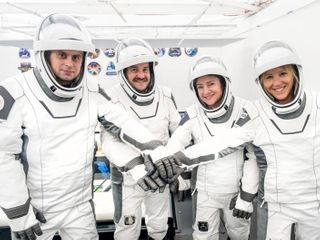 On their way! 4 people on NASA Crew-12 mission launch to International Space Station