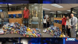  Davenport teen donates Legos collected from massive holiday display to kids at Stead Hospital  