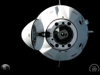 Four people on NASA'S Crew-12 arrive at the International Space Station