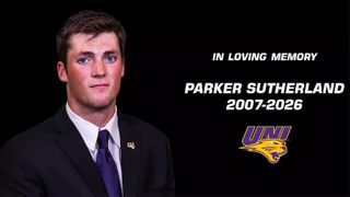  Community and team mourn the loss of UNI football player Parker Sutherland