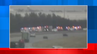 I-80 westbound shoulder blocked due to crash