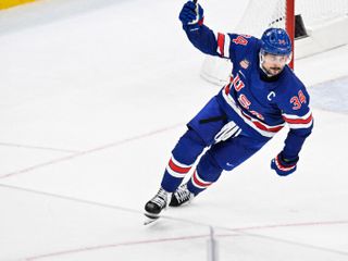 The U.S. men's hockey team to face Slovakia for a spot in an Olympic gold medal match