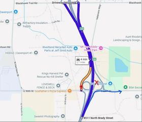 Iowa DOT to start ramp replacement off U.S. 61 in Scott County starting next week