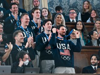 Trump honors gold medal-winning men's hockey team at State of the Union amid controversy