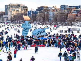 This community festival embraces the joys of a frozen lake — while it still has one