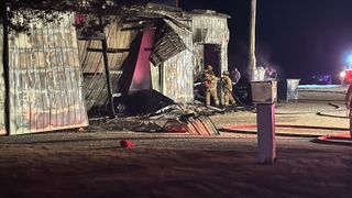  Fire causes severe damage to shed