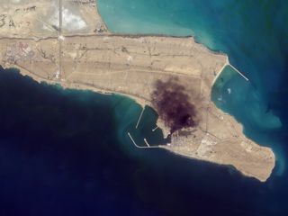 Satellite images provide view inside Iran at war