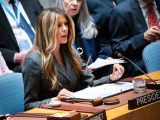 Melania Trump presides at UN Security Council meeting as U.S. attacks Iran