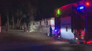  Crews respond to mobile home fire