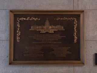 Jan. 6 plaque honoring police officers is now displayed at the Capitol after a 3-year delay