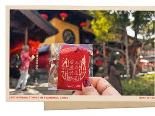 Greetings from a Shanghai temple where you can ward off bad luck in the Year of the Horse