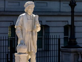 Trump administration places Christopher Columbus statue on White House grounds