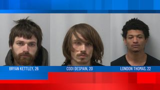  3 men arrested after Lee County Sheriff’s Office investigation into theft at township building 