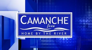 Train blocks crossings in Camanche