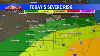 Severe weather possible later Thursday in the Quad Cities