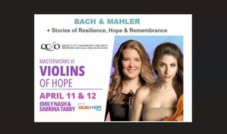 Quad City Symphony presents 'Violins of Hope' in Masterworks finale