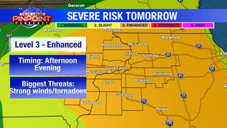 Severe t'storm outbreak possible Thursday in Quad Cities