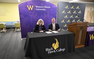 WIU, Black Hawk College, formalize new articulation agreement
