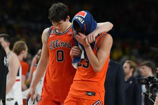 'It's hard when it ends': Keaton Wagler, Illini fall to UConn