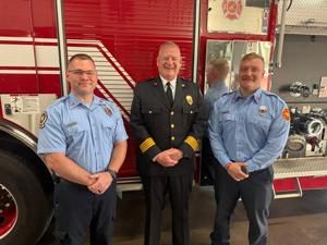 Two Muscatine firefighters promoted to captain