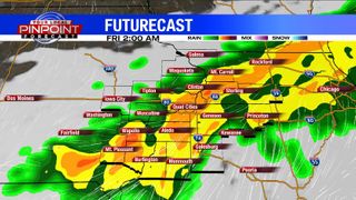Moderate to heavy rain on the way tonight