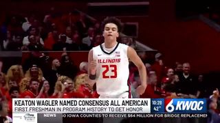  Illinois freshman Keaton Wagler named consensus All American