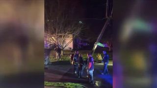  Police chase ends in vehicle striking telephone pole in Davenport 