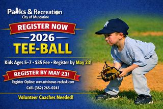 Muscatine tee-ball program opens to kids ages 5-7