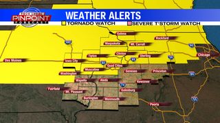 Tornado Watch issued for Quad Cities - Tuesday, April 14th