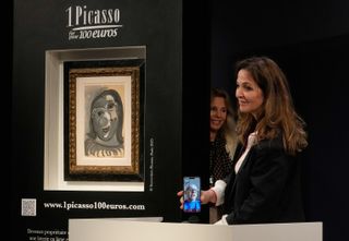 Raffle winner thrilled to claim a $1 million Picasso with a $117 ticket