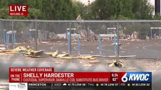  ‘I’m not going for a ride in this magic school bus’: Driver details close encounter during severe storms