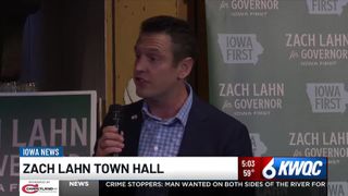 Republican gubernatorial candidate Zach Lahn holds townhall in Davenport
