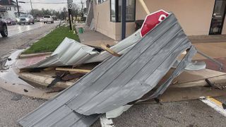 Suspected tornado hits Lena, severe damage reported