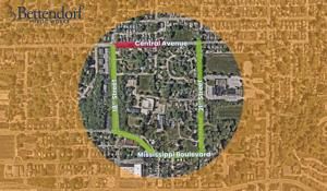 Work continues on Bettendorf's Central Avenue Resurfacing Project