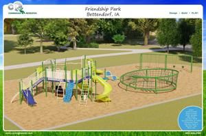 Bettendorf’s Friendship Park new playground opens