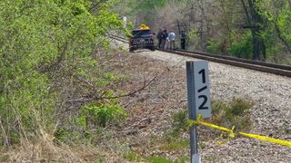 Heavy police presence south of Duck Creek