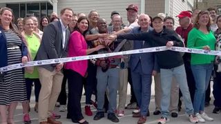 Vera French dedicates Carol`s Village Gardens housing development in Davenport