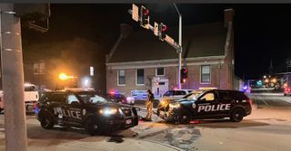 Davenport squads crash after officers are called to disturbance