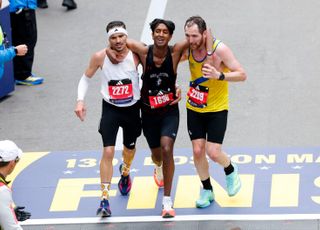 Opinion: A lesson in humanity at the Boston Marathon
