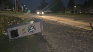  Davenport speed cabinet knocked over  