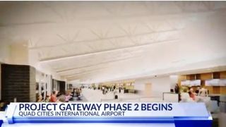 QC International Airport, Moline, starts its biggest terminal remodel ever