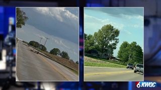  2 power poles down on Route 78, several without power