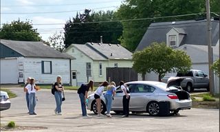 Gunfire damages car in St. Ambrose, Davenport, parking lot