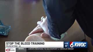  What to do during bleeding emergency: Muscatine Fire offers free training