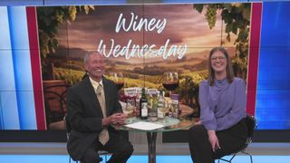 Raising our glasses to "Winey Wednesday!"