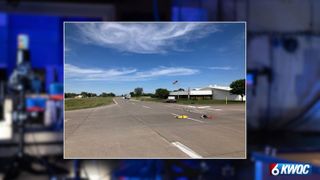  Person pulled from car before fire, flown to hospital after Highway 61 crash