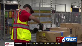  Amazon marks milestone at Davenport delivery station