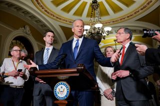 Republicans stall votes on partisan ICE funding amid party infighting