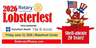 Rotary Club 'shell-abrates' 20th annual Lobersterfest in downtown Bettendorf